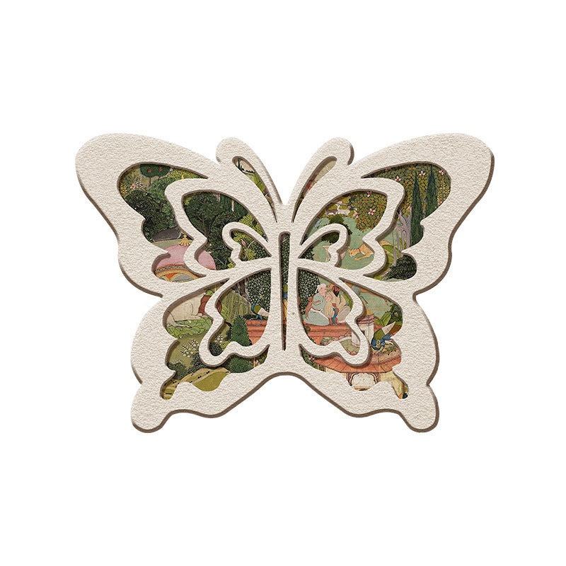 🏠 2025 New Product🦋Retro Butterfly Diatomite Mat – Quick Drying & Non-Slip
