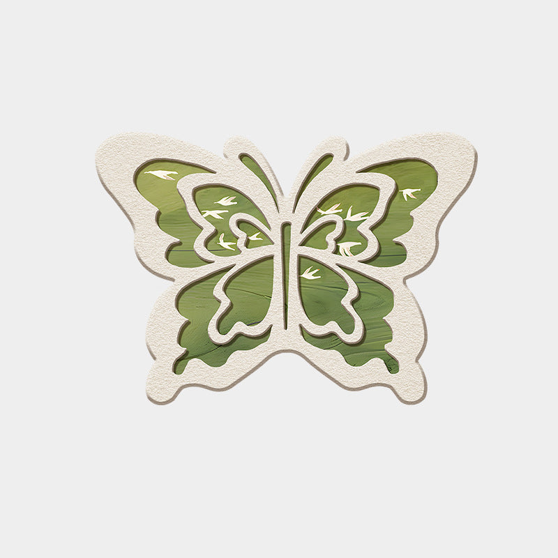 🏠 2025 New Product🦋Retro Butterfly Diatomite Mat – Quick Drying & Non-Slip
