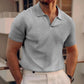 Men’s Casual Waffle Knit Short Sleeve Shirt