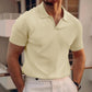Men’s Casual Waffle Knit Short Sleeve Shirt