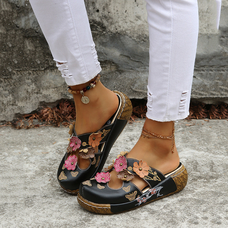 🪷Ethnic Style Thick-Sole Slippers for Women💕