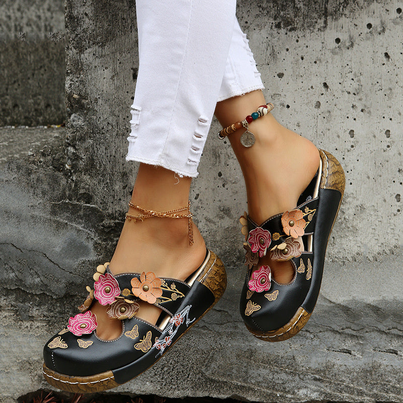 🪷Ethnic Style Thick-Sole Slippers for Women💕
