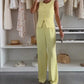 🌸Summer New Arrivals🌸Women's Sleeveless Top and Full-Length Pants Set