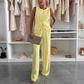 🌸Summer New Arrivals🌸Women's Sleeveless Top and Full-Length Pants Set