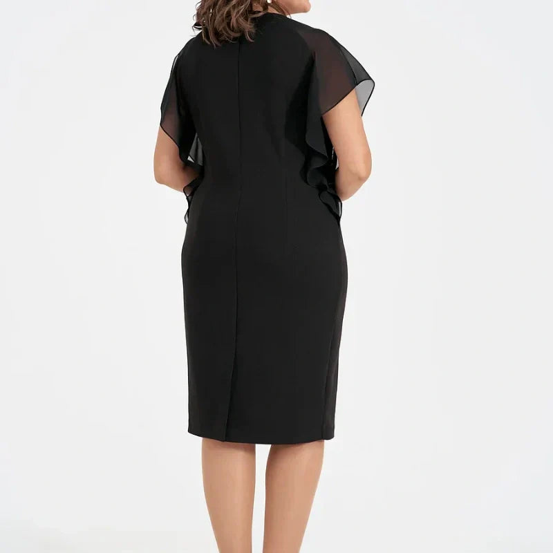 🎊 2025 Summer New Products🎊 Solid Round Neck Midi Dress