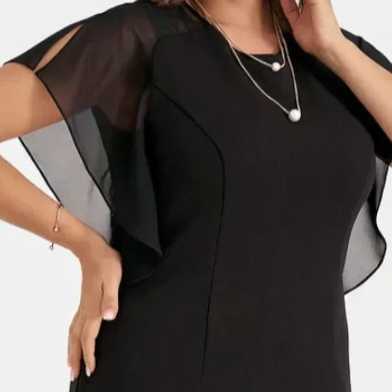 🎊 2025 Summer New Products🎊 Solid Round Neck Midi Dress