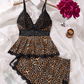 🎉🎉This week's Special Sales - 50% OFF💕Lace Trimmed V-Neck Camisole & Shorts Sleepwear Set