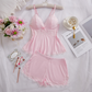 🎉🎉This week's Special Sales - 50% OFF💕Lace Trimmed V-Neck Camisole & Shorts Sleepwear Set