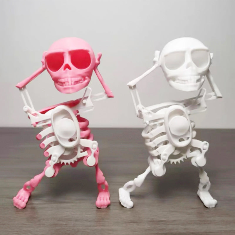 💀3D Printed Dancing Skeleton Decoration Toy