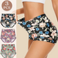 🌸Summer Flower Words🌸Women's High Waisted Floral Printed Panty Set