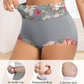 🌸Summer Flower Words🌸Women's High Waisted Floral Printed Panty Set