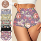 🌸Summer Flower Words🌸Women's High Waisted Floral Printed Panty Set