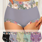 🌸Summer Flower Words🌸Women's High Waisted Floral Printed Panty Set