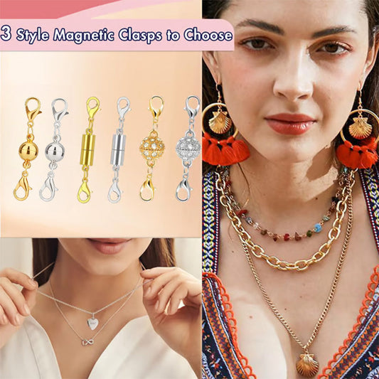 💍2025 New Product Hot Sale 📿12PCS Magnetic Clasp Set for Necklace