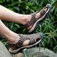 Men's Summer Casual Closed-Toe Hook And Loop Sandals