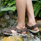 Men's Summer Casual Closed-Toe Hook And Loop Sandals