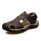 Men's Summer Casual Closed-Toe Hook And Loop Sandals