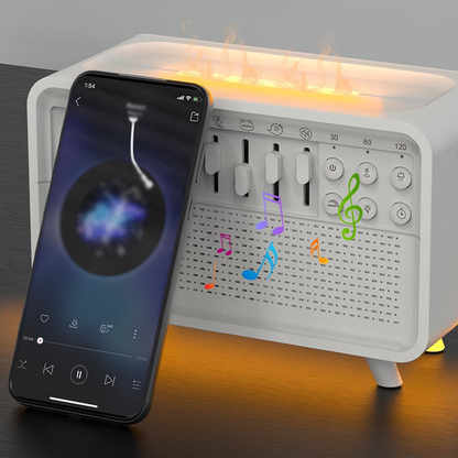 🎶Multi-Function Bluetooth Stereo With Humidifier ＆ Night Light