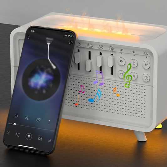 🎶Multi-Function Bluetooth Stereo With Humidifier ＆ Night Light
