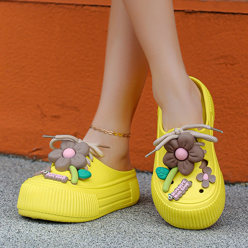 🌴Women’s Breathable Slippers with Flower Decoration