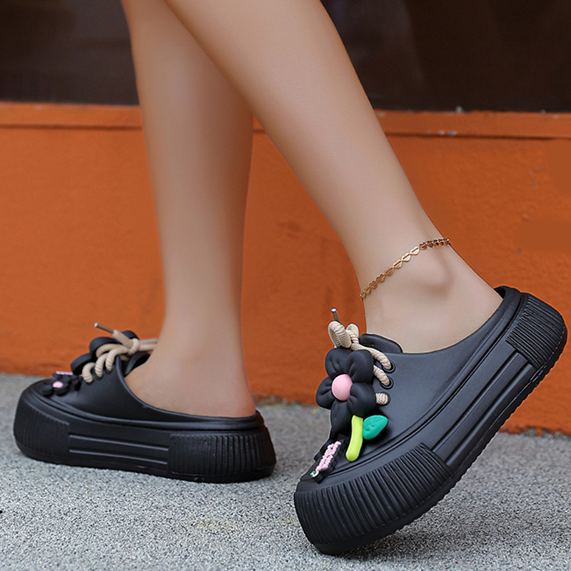 🌴Women’s Breathable Slippers with Flower Decoration