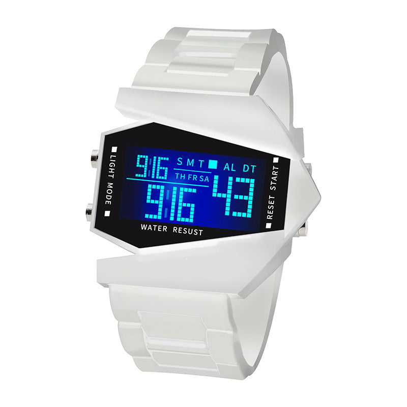 Creative Luminous Airplane Shape LED Watch