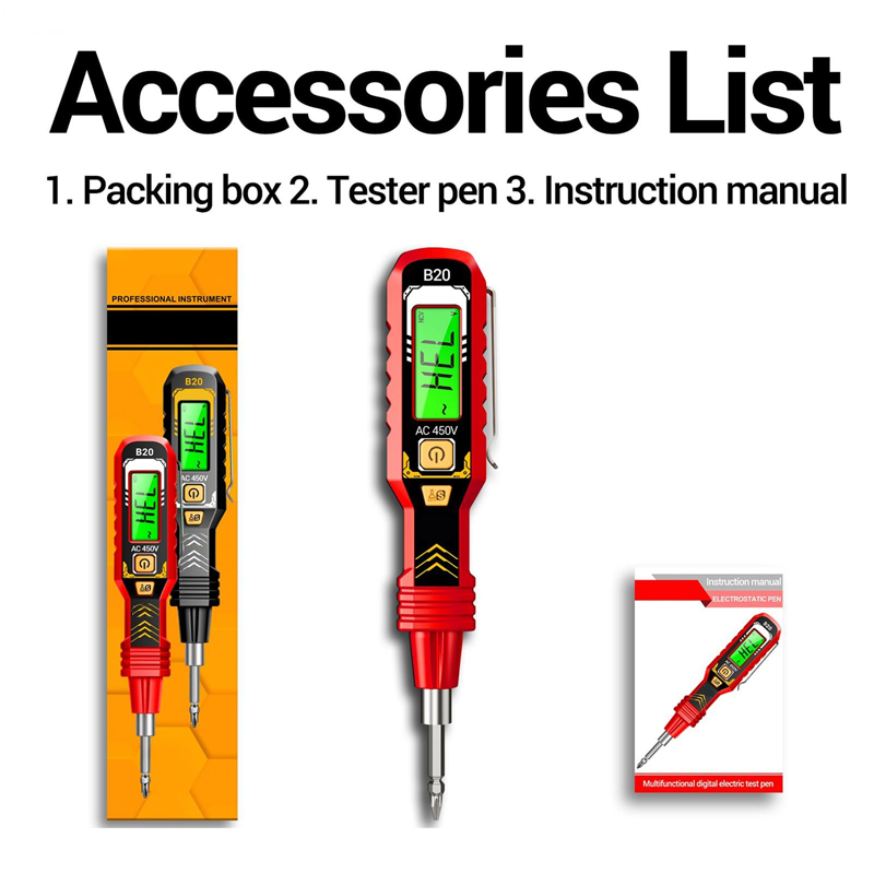 🔥 2025 Hot Sale 49% OFF🔥Non-Contact Voltage Tester with LCD Display