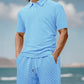 Men's Casual Shirt & Shorts 2-Piece Set