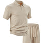 Men's Casual Shirt & Shorts 2-Piece Set