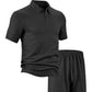 Men's Casual Shirt & Shorts 2-Piece Set