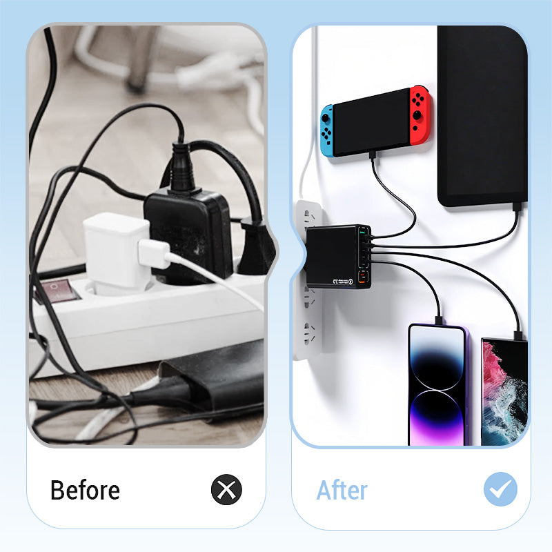 ⚡🔋Multi-Port 150W Fast Charging Phone Charger