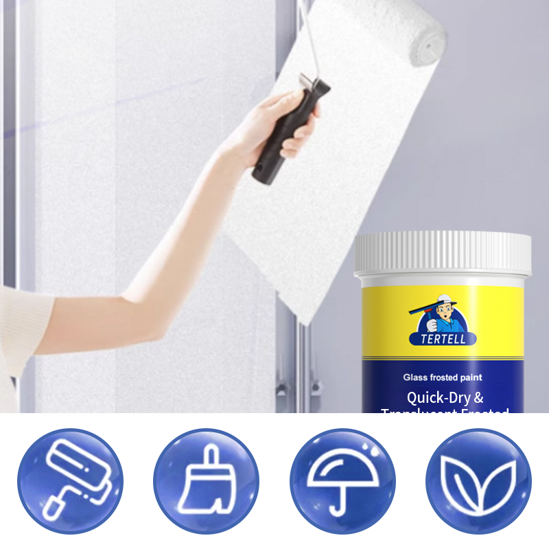 Quick-Dry & Translucent Frosted Glass Paint for Window