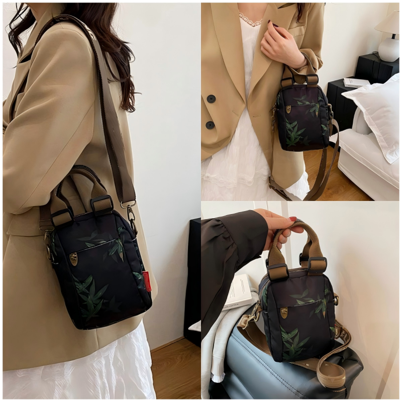 💥Limited Sale 50% OFF💖Women's Fashion Print Multi-Layer Shoulder Bag💕