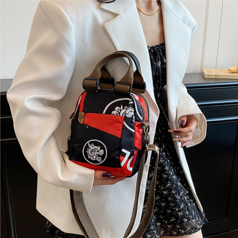 👜2025 Fashion Pieces：Hot Sale 50% OFF💎Women's Fashion Print Multi-Layer Shoulder Bag👜