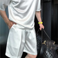 👕🔥Men's Casual Solid Top & Shorts 2-Piece Set
