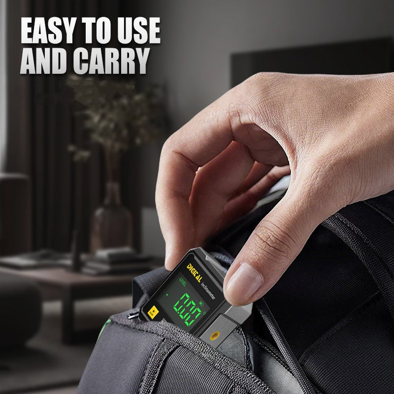 4-Side Magnetic Digital Angle Finder with Laser