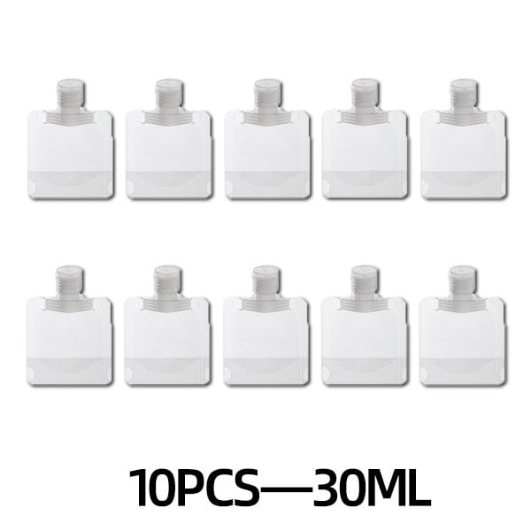 (🌷Super practical stuff ) Portable Travel Fluid Makeup Packing Bag(10 Pcs）