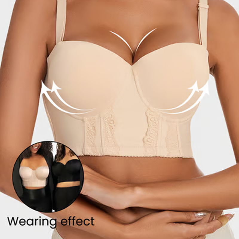 🌞🔥Limited Sale 50% OFF🔥Women’s Low Back Detachable Strap Bra