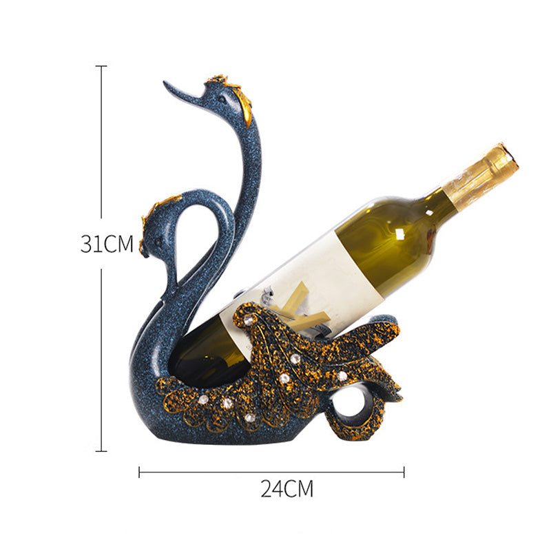 🦢🔥2025 Hot Sale🔥Swan Wine Bottle Holder Rack