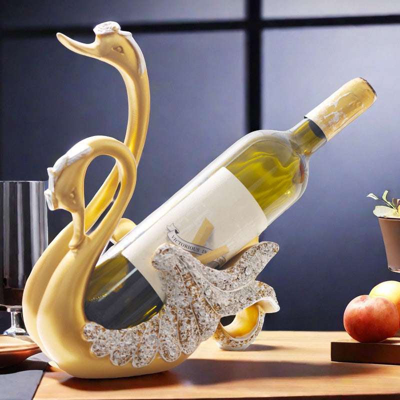 🦢🔥2025 Hot Sale🔥Swan Wine Bottle Holder Rack