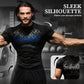 Venom print fitness shirt highlights your muscle definition.