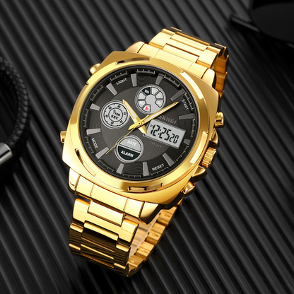 💎Men’s Analog Digital Steel Watch with Alarm