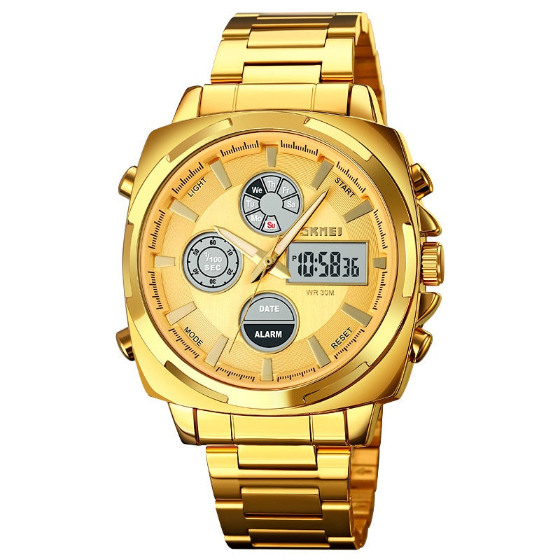 💎Men’s Analog Digital Steel Watch with Alarm