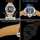 🌟Men's Multifunction Waterproof Luminous Watch