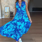 💕Hot Sale 50% OFF💕Women’s Fashion Print Sleeveless Maxi Dress👗