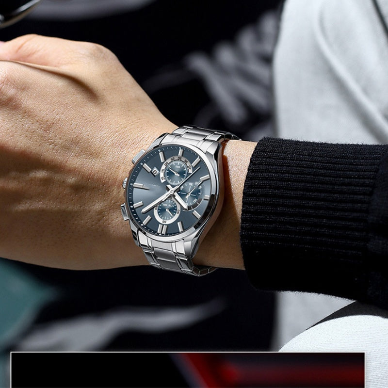 💎Men's Stainless Steel Business Wrist Watch