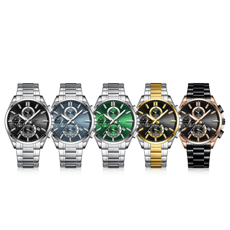 💎Men's Stainless Steel Business Wrist Watch