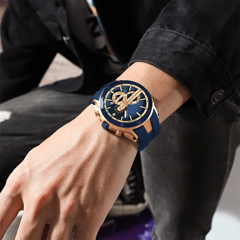 ⏰Black Friday Sale 50% OFF💥💥Sport Style Luminous Silicone Strap Waterproof Watch
