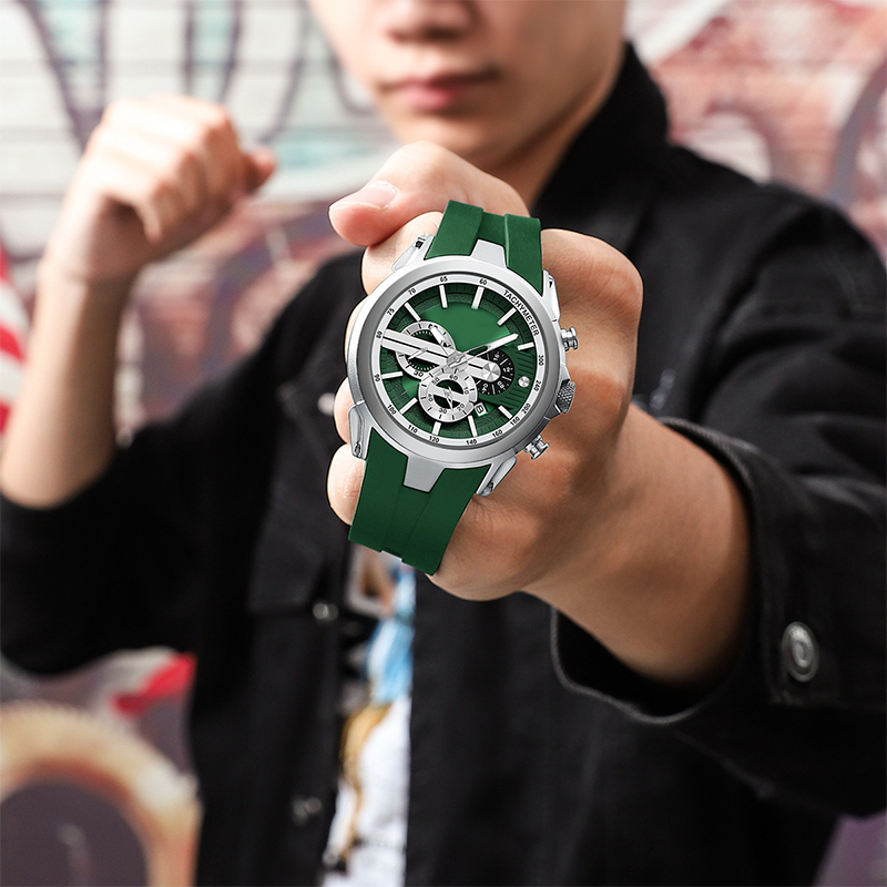 ⏰Black Friday Sale 50% OFF💥💥Sport Style Luminous Silicone Strap Waterproof Watch