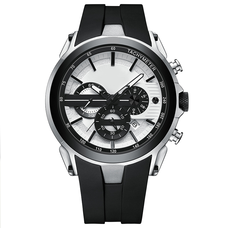 ⏰Black Friday Sale 50% OFF💥💥Sport Style Luminous Silicone Strap Waterproof Watch